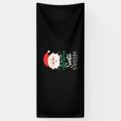 Wees aardig tegen de brandweerman die Kerstmis vol Spandoek (Verticaal)