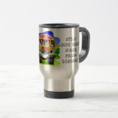 Wees aardig tegen de bus Driver Travel Mug Reisbeker (Voorkant rechts)