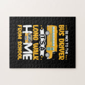 Wees aardig tegen de busbestuurder legpuzzel (Horizontaal)