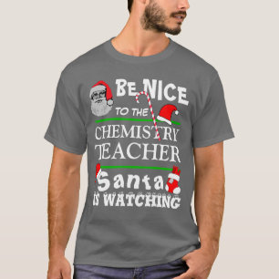 Wees aardig tegen de Chemie Leraar Zwart T-shirt