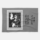 Wees aardig tegen de Cook White Pelicans Kitchen T Theedoek (Horizontaal)