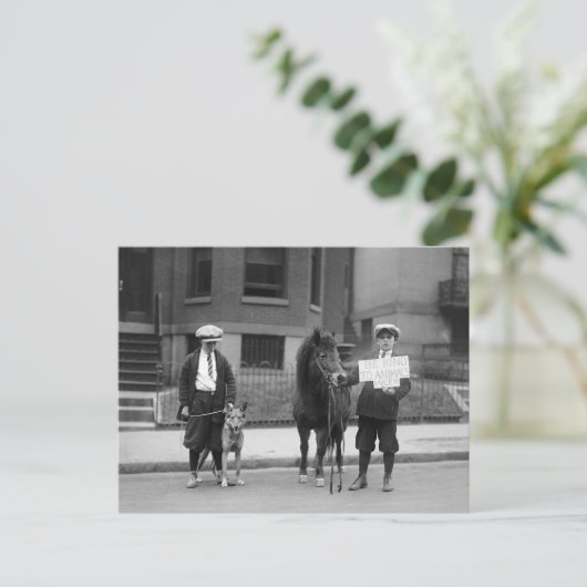 Wees aardig tegen de dierentuin Week 1923 Briefkaart (Staand voorkant)