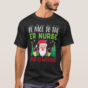 Wees aardig tegen de ERT-sinterklaas die de kerstm T-shirt