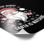 Wees aardig tegen de verpleegster die Kerstmis kij Foto Afdruk (Hoek)