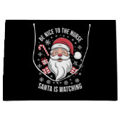 Wees aardig tegen de verpleegster die Kerstmis kij Groot Cadeauzakje (Voorkant)