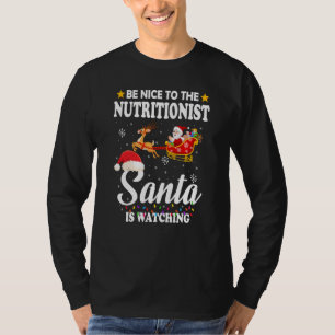 Wees aardig tegen de voedingskunstenaar die de ker t-shirt