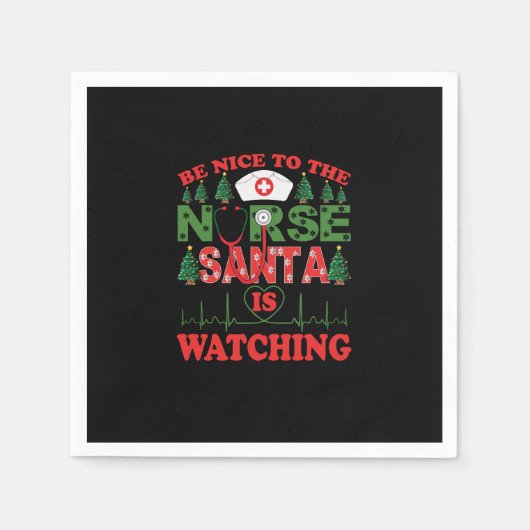 wees aardig tegen de zuster santa . servet (Voorkant)