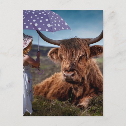 Wees aardig tegen dieren briefkaart (Voorkant)