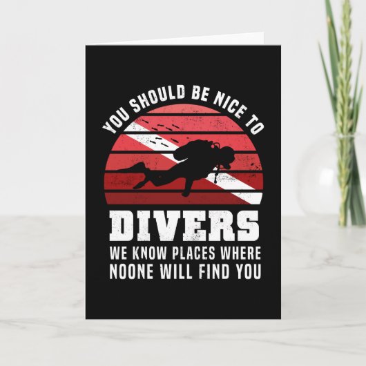 Wees aardig tegen duikers. kaart (Voorkant)