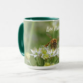 Wees aardig tegen een ventilatorbekertje met Mok (Voorkant links)