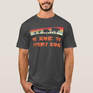 Wees aardig tegen elk soort boegrendierdieren t-shirt