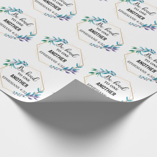 Wees aardig tegen elkaar cadeaupapier (Hoek)