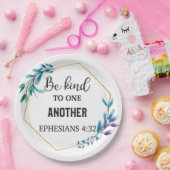 Wees aardig tegen elkaar papieren bordje (Feest)