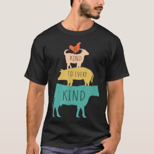 Wees aardig tegen elke soort Dierenvrienden Vegeta T-shirt