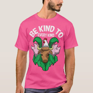 Wees aardig tegen elke soort grappige Vegan Vegeta T-shirt