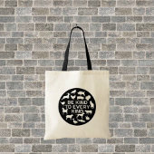 Wees aardig tegen elke soort tote bag
