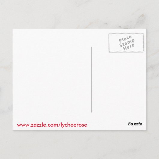 Wees aardig tegen het briefkaart dieren (Achterkant)