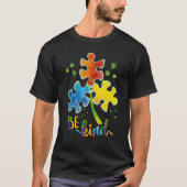 Wees aardig tegen het Puzzle Piece Autisme Autisme T-shirt (Voorkant)