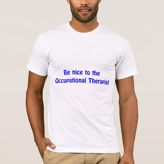 Wees aardig tegen het T-shirt voor de bekertherapi (Voorkant)