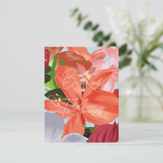 Wees aardig tegen je eigen platte kaart (Staand voorkant)