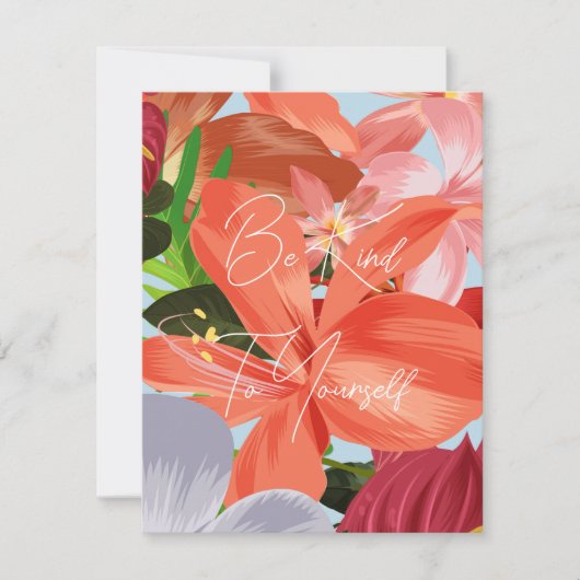 Wees aardig tegen je eigen platte kaart (Voorkant)