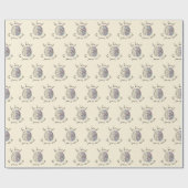 Wees aardig tegen je geest, hersenhersenhersengezo cadeaupapier (Vlak)