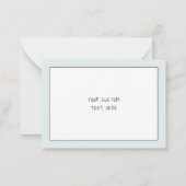 Wees aardig tegen je geest, hersenhersenhersengezo notitiekaartje (Achterkant)