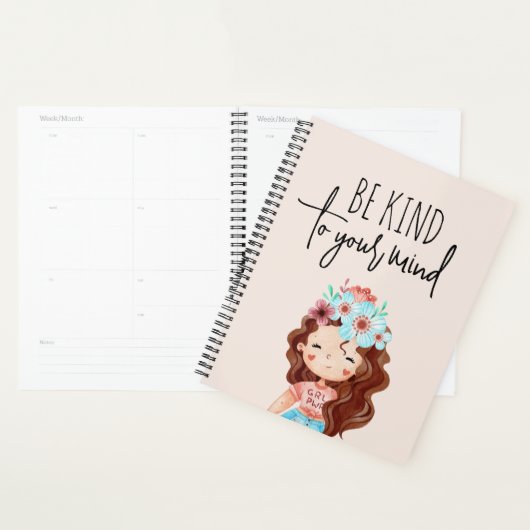 Wees aardig tegen je geest planner (Display)