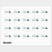 Wees aardig tegen je moeder ronde sticker (Vel)