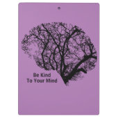 Wees aardig tegen je Paarse brein klembord (Achterkant)