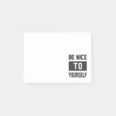 Wees aardig tegen jezelf post-it® notes (Voorkant)