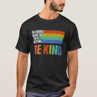 Wees aardig tegen kinderen op de dag van de eenhei t-shirt