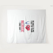 Wees aardig tegen me, ik ben misschien op een dag  wandkleed (Voorkant (horizontaal))