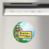 Wees aardig tegen me... ik ben uit het alium! magneet (Insitu (Vaatwasser))