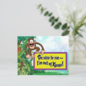 Wees aardig tegen me... ik ben uit Xanax! Briefkaart (Staand voorkant)