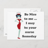 Wees aardig tegen mij briefkaart (Voorkant / Achterkant)