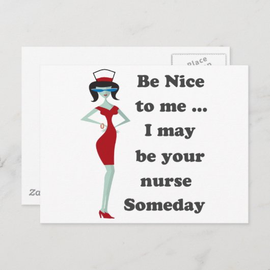 Wees aardig tegen mij briefkaart (Voorkant / Achterkant)