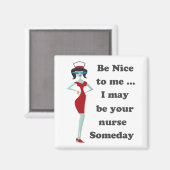 Wees aardig tegen mij magneet (Voorkant / Achterkant)