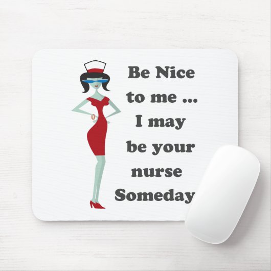 Wees aardig tegen mij muismat (Met muis)