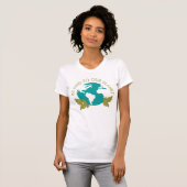 Wees aardig tegen onze planeet t-shirt (Voorkant volledig)