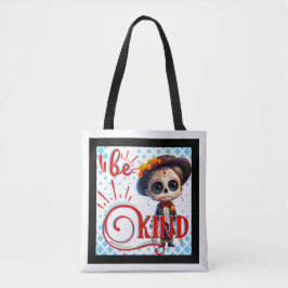 Wees aardig tegen Sugar Skull Tote Bag