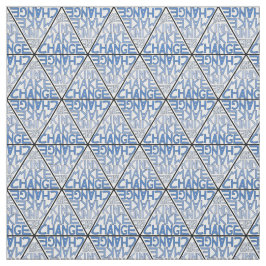 Wees aardig tegen verandering: stof met geweldloze