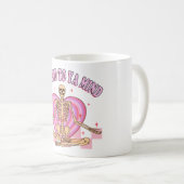 Wees aardig tegen Ya Mind Meditating Skeleton Retr Koffiemok (Voorkant rechts)