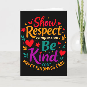 Wees aardig Toon respect Genade Vriendelijkheid Zo Kaart