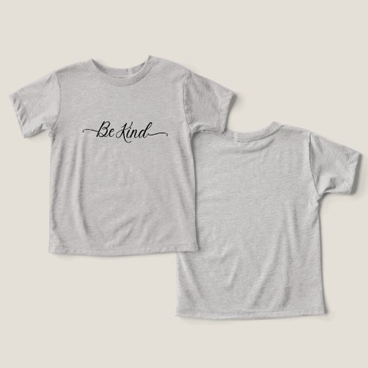 Wees aardig Top voor peuters (Ontwerp Voorkant & Achterkant)