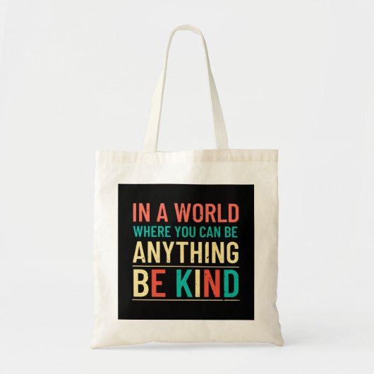 Wees aardig tote bag (Voorkant)