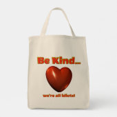 Wees aardig tote bag (Achterkant)