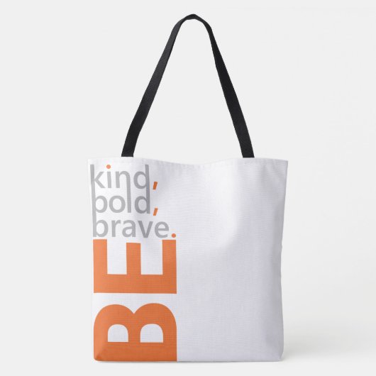 Wees aardig tote bag (Achterkant)