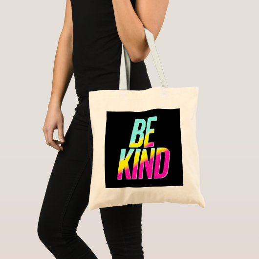 Wees aardig tote bag (Voorkant (product))