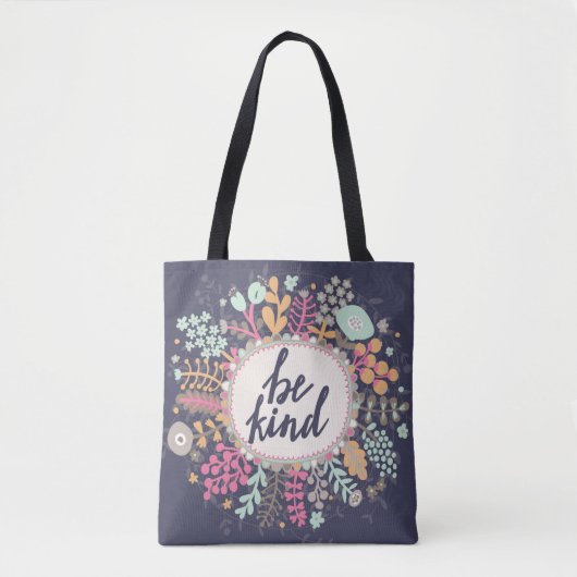 Wees aardig tote bag (Voorkant)